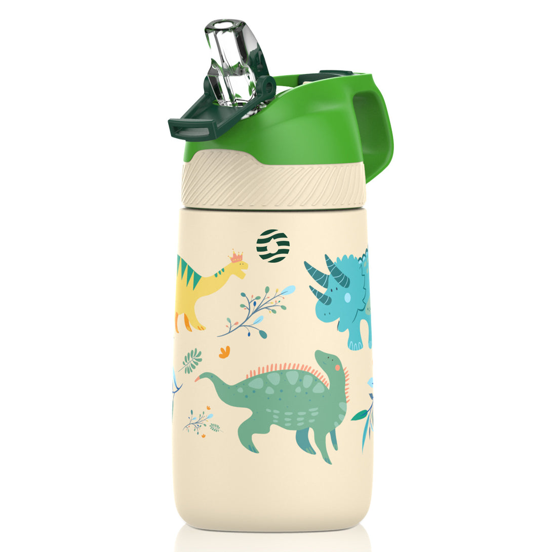 kids stainless steel water bottle yellow